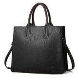Tinkin Europe and America vintage PU leather women handbag larger capacity women shoulder bag luxry women tote bag